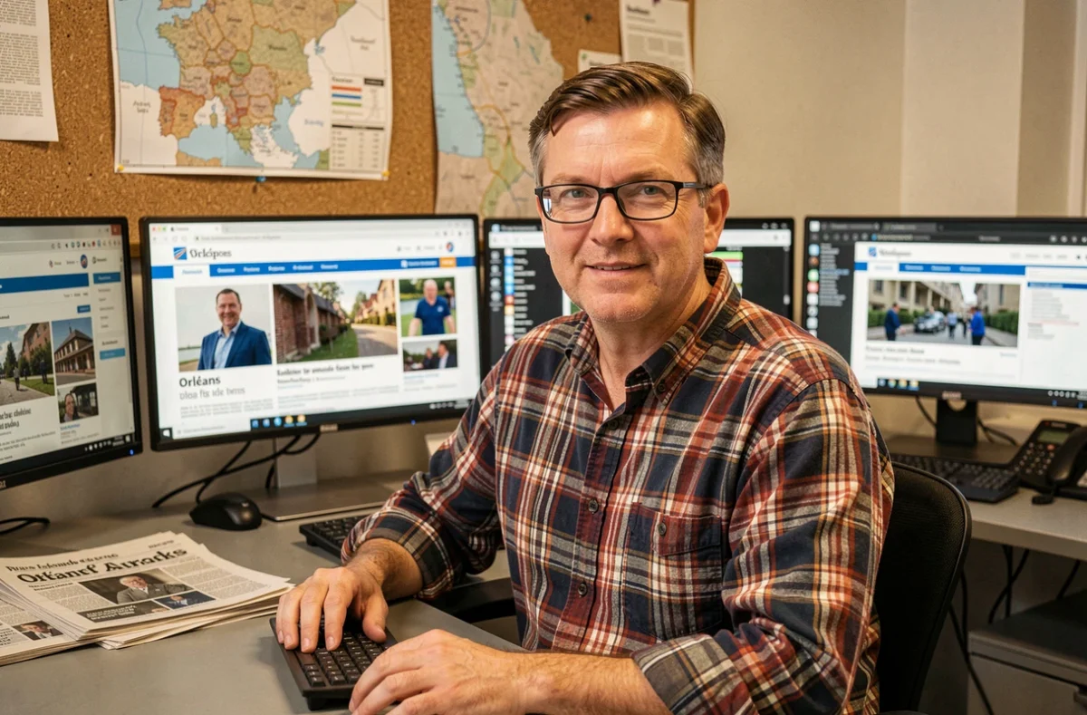 Éditeur web d'Orléans Actu Web gérant un site d'actualités WordPress dédié à la région du Loiret