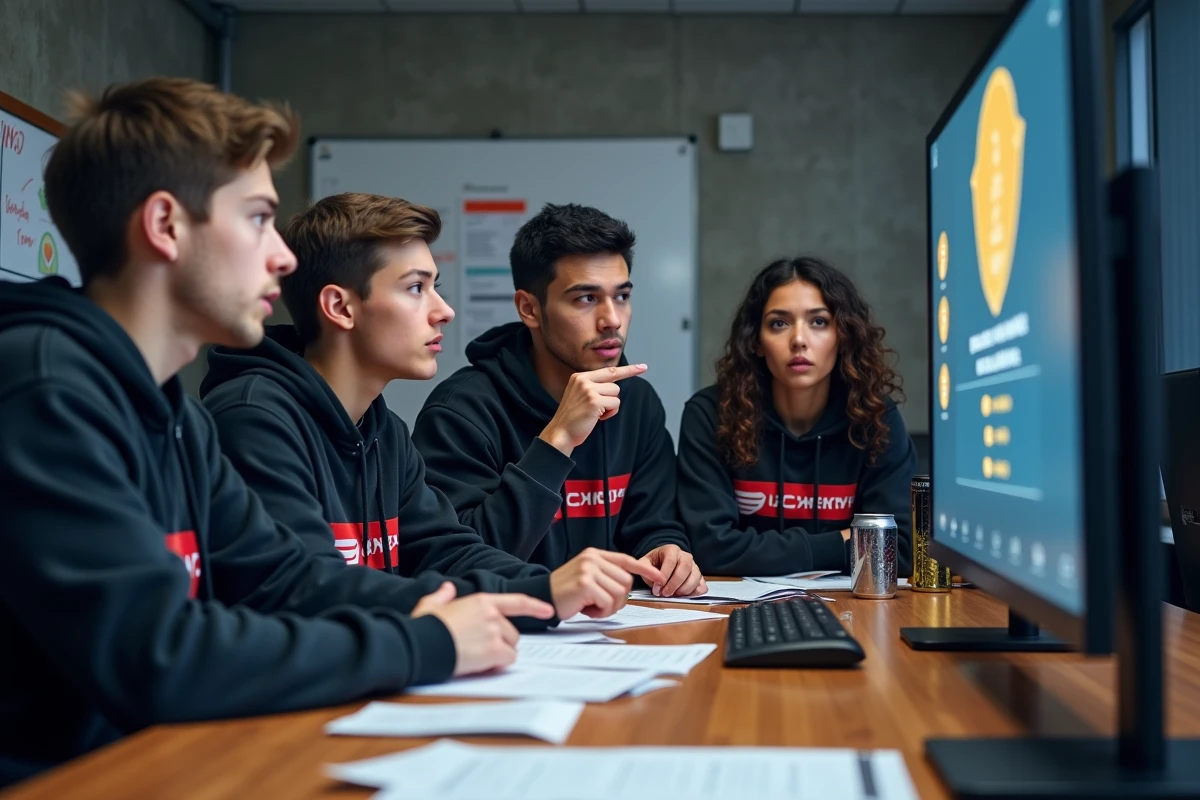 Équipe de joueurs CS2 analysant les changements du système de grades compétitifs pour la saison 2026